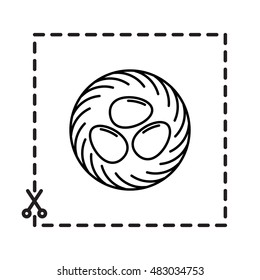 Line icon- nest