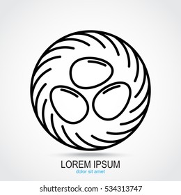 Line icon- nest