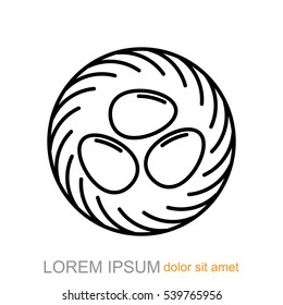 Line icon- nest