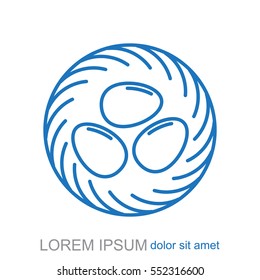 Line icon. nest