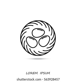 Line icon- nest