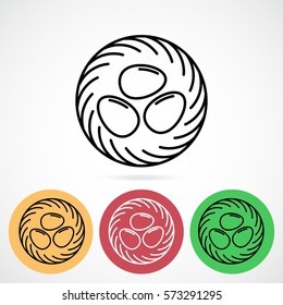 Line icon- nest