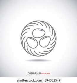 Line icon- nest