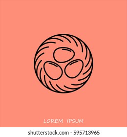 Line icon- nest