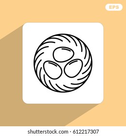 Line icon- nest