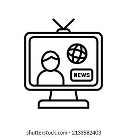 line icon networking live stream