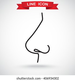 Line icon- nose