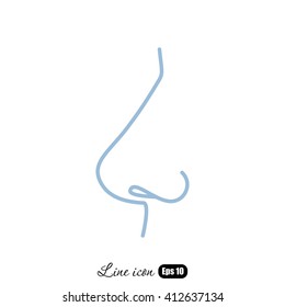 Line icon- nose