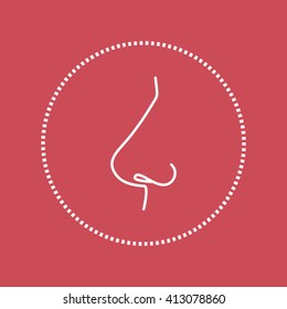 Line icon- nose