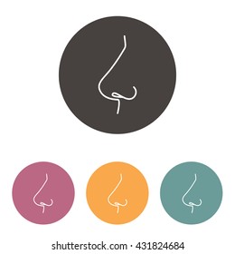 Line icon- nose