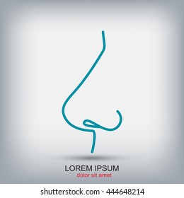 Line icon- nose