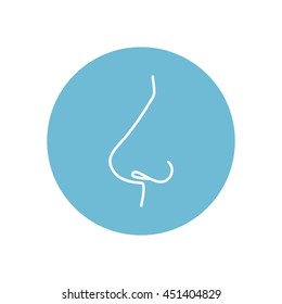 Line icon- nose
