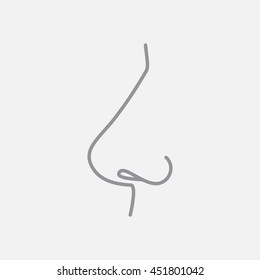 Line icon- nose