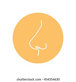Line icon- nose