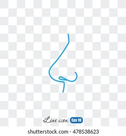 Line icon- nose