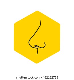 Line icon- nose