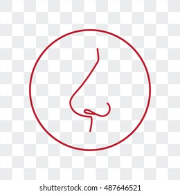 Line icon- nose