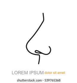 Line icon- nose