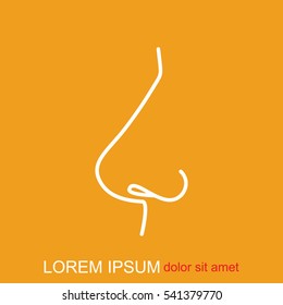Line icon- nose