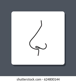 Line icon- nose