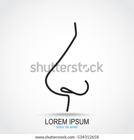 Line icon- nose