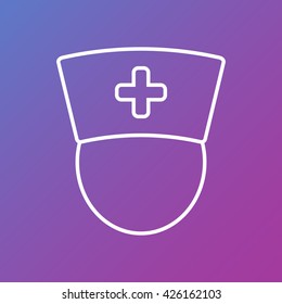 Line icon-  nurse