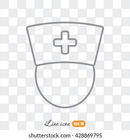 Line icon-  nurse