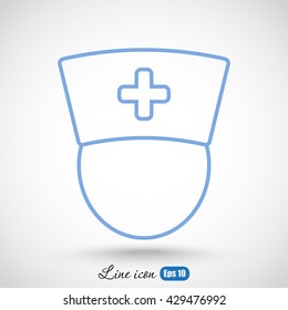 Line icon-  nurse