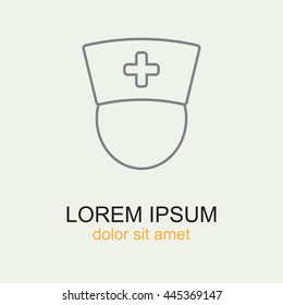Line icon-  nurse
