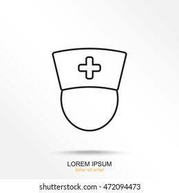 Line icon-  nurse