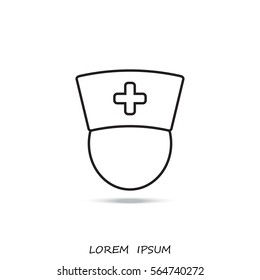 Line icon-  nurse