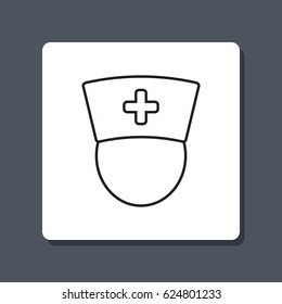 Line icon-  nurse