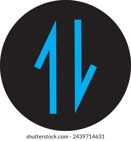 line icon on black circle.perfect for websites,apps and other projects