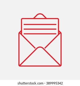 Line icon- open message