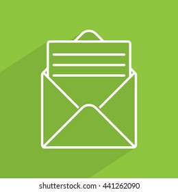 Line icon- open message