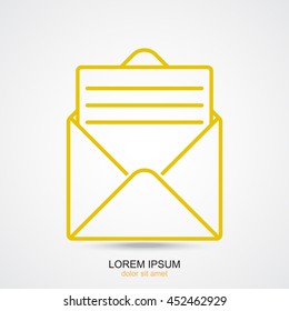 Line icon- open message