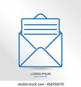 Line icon- open message