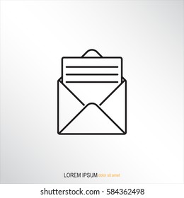 Line icon- open message