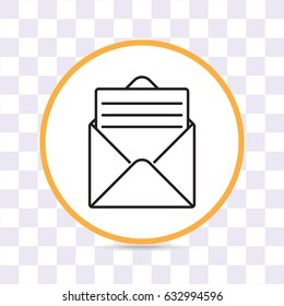 Line icon- open message