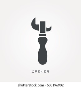Line icon opener