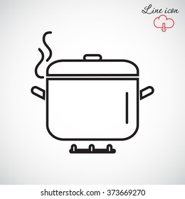 Line icon- Pan