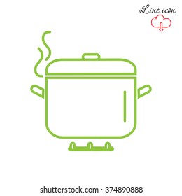 Line icon- Pan