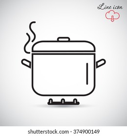 Line icon- Pan