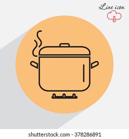Line icon- Pan