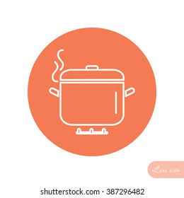 Line icon- Pan