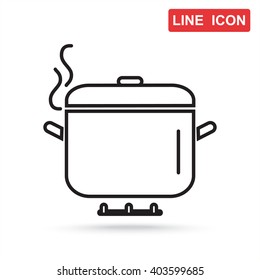 Line icon- Pan