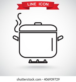 Line icon- Pan