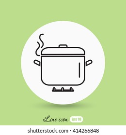 Line icon- Pan