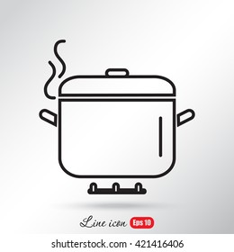 Line icon- Pan