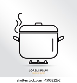 Line icon- Pan